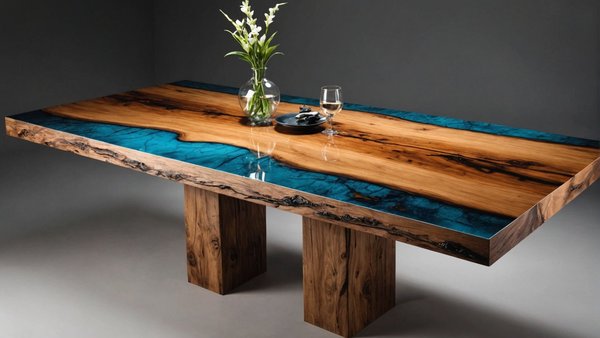 Table bois epoxy : ajoutez du style à votre intérieur
